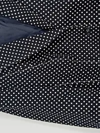 GERRY WEBER Damen Blazer Gr. 42 Schwarz Weiß Punkte Polka Dots 3