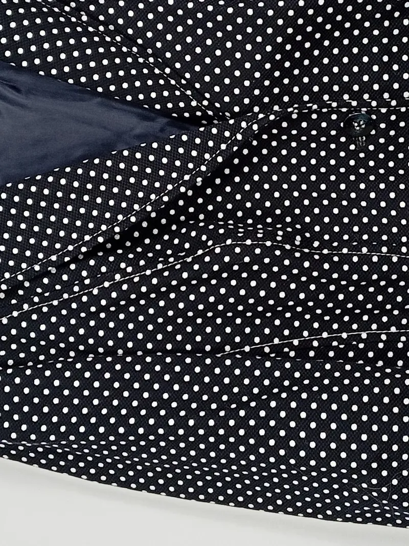 GERRY WEBER Damen Blazer Gr. 42 Schwarz Weiß Punkte Polka Dots 3