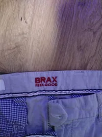 BRAX Feel Good Herren Chino Stoffhose Beige Gr. 52 W36 Baumwolle 2