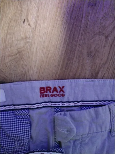 BRAX Feel Good Herren Chino Stoffhose Beige Gr. 52 W36 Baumwolle