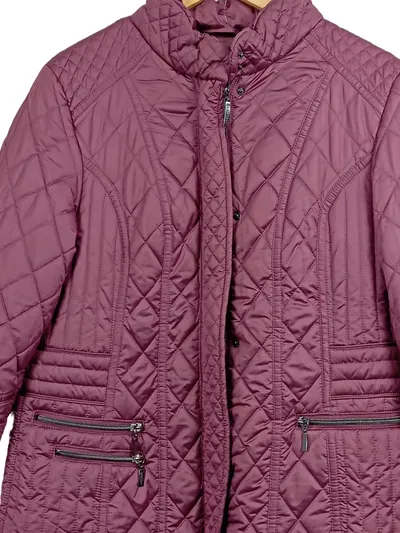 L'Atelier Steppjacke Damen Gr. 42 Lila Casual Outdoor