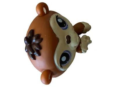 Littlest Pet Shop Affe Spielfigur Braun 4cm Tier Spielzeug