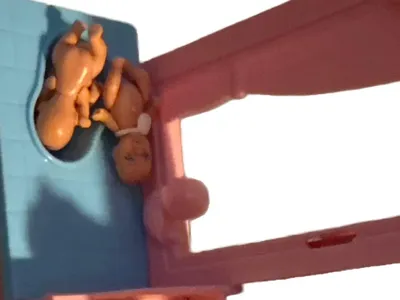 Simba Prinzessinnen Feen Babyzimmer Spielset Puppenhaus Rosa Kunststoff