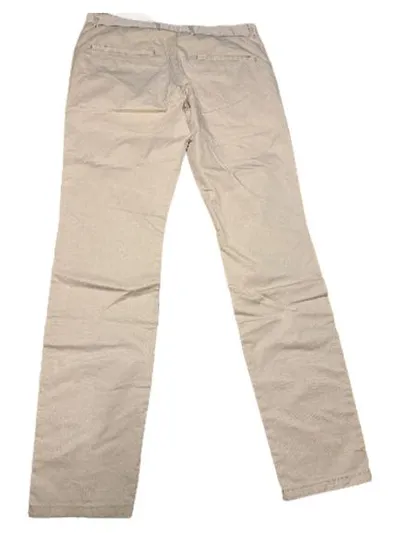 HUGO Boss Herren Chino Stoffhose Gr. 46 Beige Baumwolle Slim