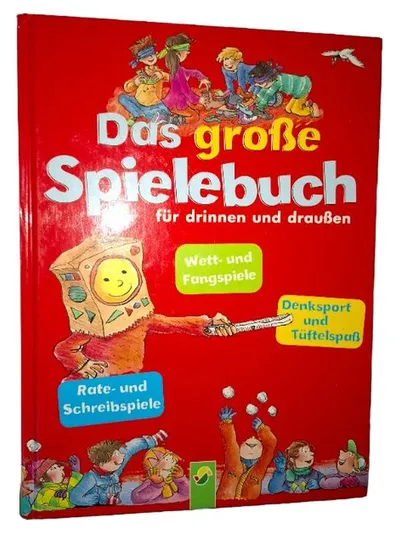 Das große Spielebuch für drinnen und draußen Kinder Activity Buch Spiele