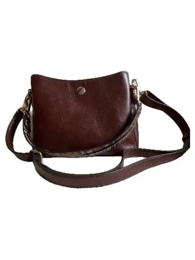 Emily & Noah Damen Umhängetasche Handtasche Braun Polyurethan