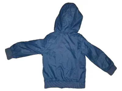 Impidimpi Kinder Leichte Jacke Gr. 86/92 Blau Kapuze Windbreaker