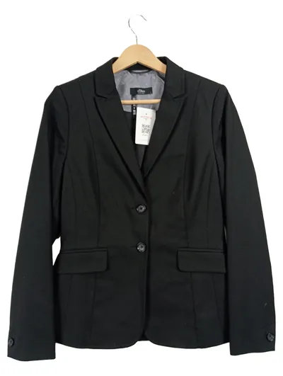 s.Oliver Hosenanzug Business Damen Schwarz Gr. 36 S Sakko Hose