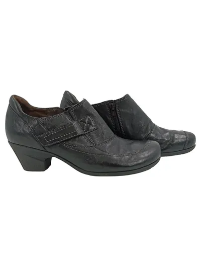 Gabor Damen Stiefeletten Leder Schwarz Gr. 37 Absatz 4cm Reißverschluss