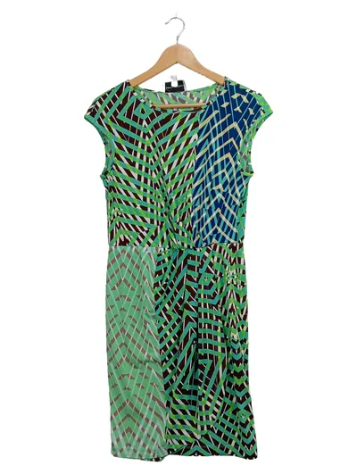 DONNA MORGAN Damen Freizeitkleid Gr. L Mehrfarbig Modern