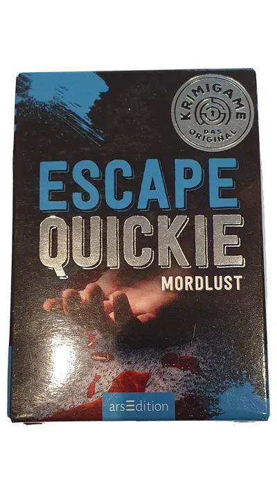arsEdition Krimigame Mordlust Brettspiel Escape Room Detektivspiel Rätsel
