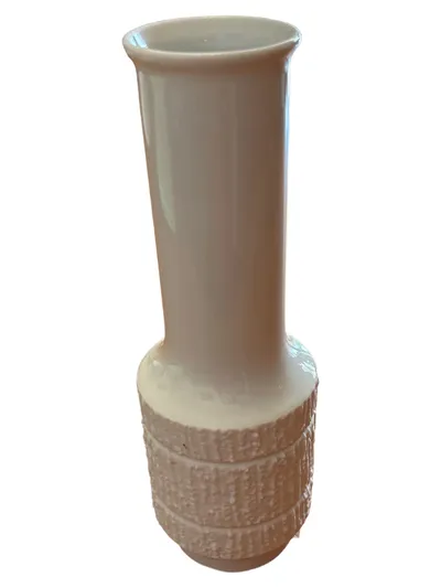 Thomas Vase Keramik Beige Zylindrisch Modern 22cm Strukturmuster