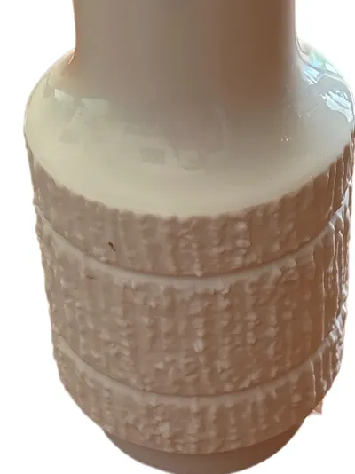 Thomas Vase Keramik Beige Zylindrisch Modern 22cm Strukturmuster