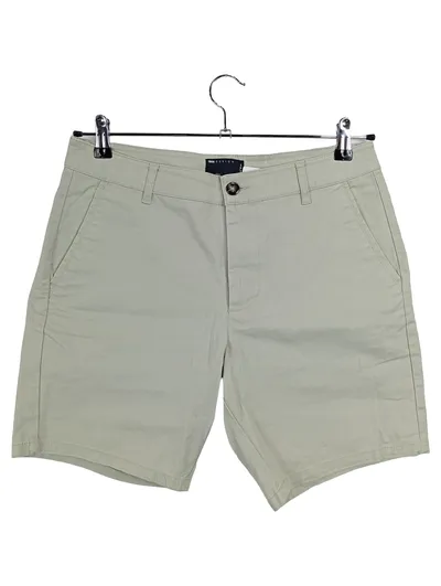 ASOS DESIGN Chino Shorts Herren Beige W32 Casual Baumwolle Elasthan