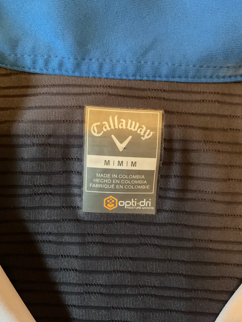 Callaway Damen Poloshirt Golf Gr. 38 Weiß Sportlich Kurzarm 3