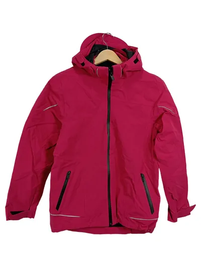 Engelbert Strauss Kinder Outdoorjacke Gr. 164 Pink Kapuze Reißverschluss