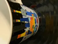 Ars Mundi Hundertwasser Tasse Untertasse Blue Blues Porzellan Limitiert 3