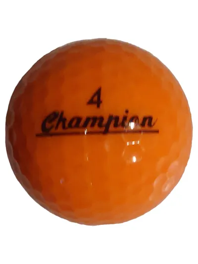 Champion Golfball Modell 4 Orange Golf Sport Zubehör