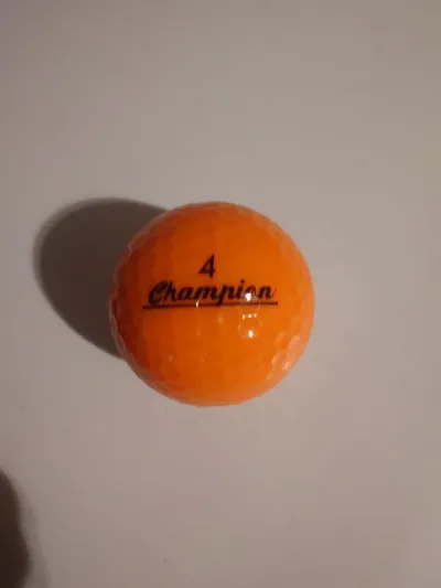 Champion Golfball Modell 4 Orange Golf Sport Zubehör