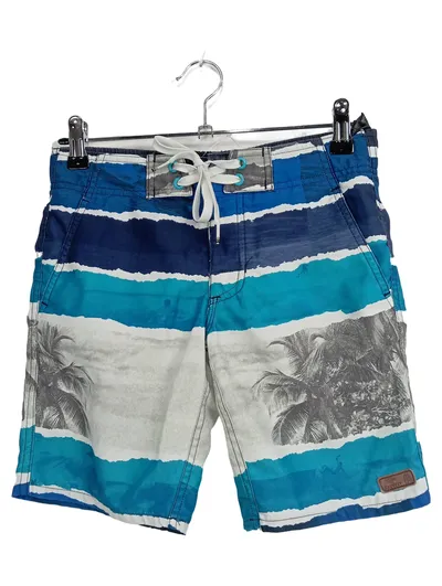 Protest Badeshorts Kinder Gr. 128 Mehrfarbig Maritim Streifen Palmen