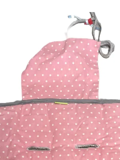 Liebes von Priebes Kinderwagenauflage Sitzauflage Rosa Punkte Buggy