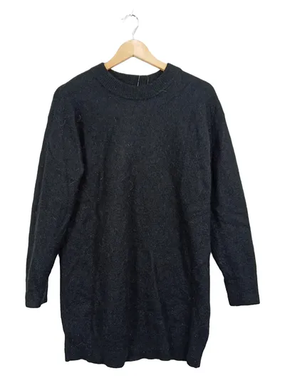 Samsøe Samsøe Damen Pullover Wolle Oversized Schwarz Gr. M