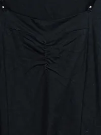 Fair Lady Top Damen 3/4 Arm Viskose Schwarz Gr. 40 L Raffung Strass 3