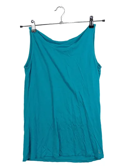 Laurèl Damen Unterhemd Tank Top Gr. 38 Türkis Basic Ärmellos