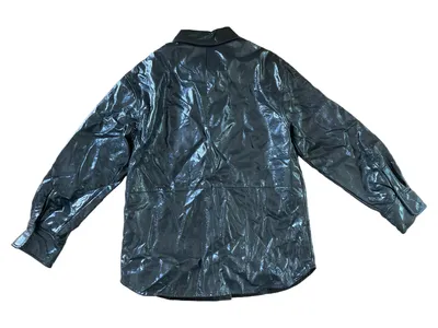 EDITED Leichte Jacke Damen Frühjahr Sommer Gr. 36/S Grün Metallic Look