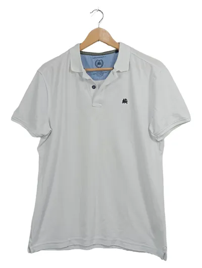 LERROS Herren Poloshirt weiß Gr. L Casual Kurzarm