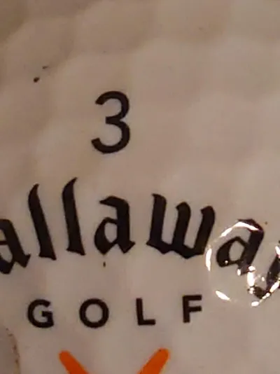 Callaway Warbird Golfball Einzeln Weiß Gebraucht Leichte Spuren