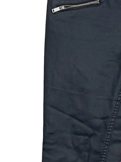 Orsay Damen Motorradhose Skinny Baumwolle Grau Gr. W28/36/S