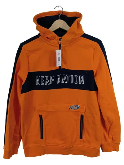 NERF Nation Kapuzenpullover Kinder Gr. 170/176 Orange Hoodie Hasbro