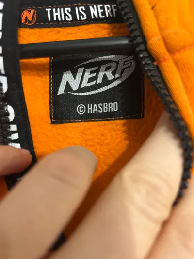 NERF Nation Kapuzenpullover Kinder Gr. 170/176 Orange Hoodie Hasbro