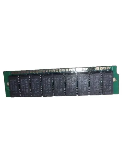 Siemens HYB511000AJ-80 Arbeitsspeicher SIMM 1MB 80ns Grün Vintage