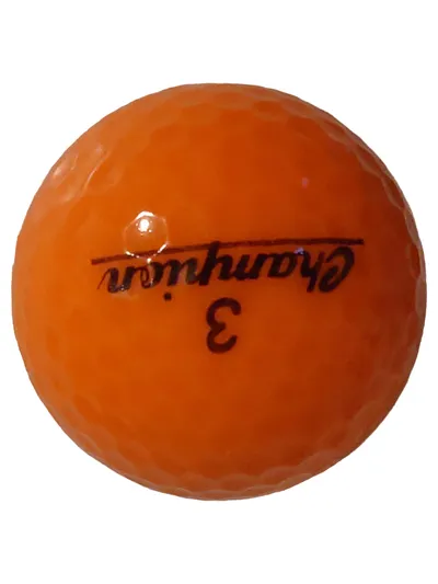 Champion Golfball Orange Nr. 3 Dimple Design Golf Ball
