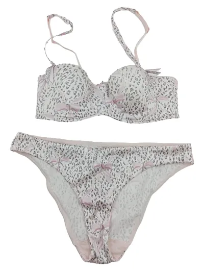 Chantal Thomass Damen Unterwäsche Set BH Slip Gr. 36 Leopardenmuster Mehrfarbig