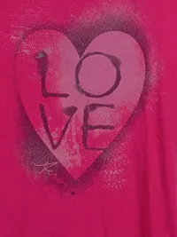 Aéropostale Damen T-Shirt Kurzarm Pink Schriftzug Casual Gr. L 40 2
