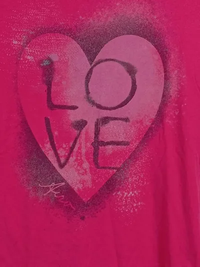Aéropostale Damen T-Shirt Kurzarm Pink Schriftzug Casual Gr. L 40