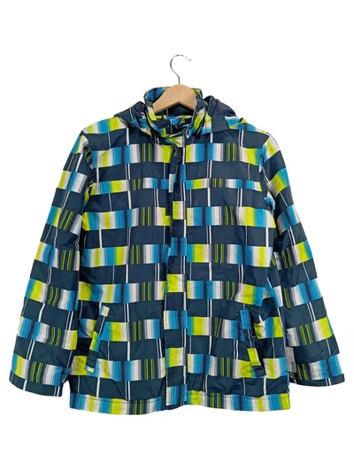 NAME IT Kinder Outdoorjacke Jungen Kariert Kapuze Reißverschluss Gr. 152