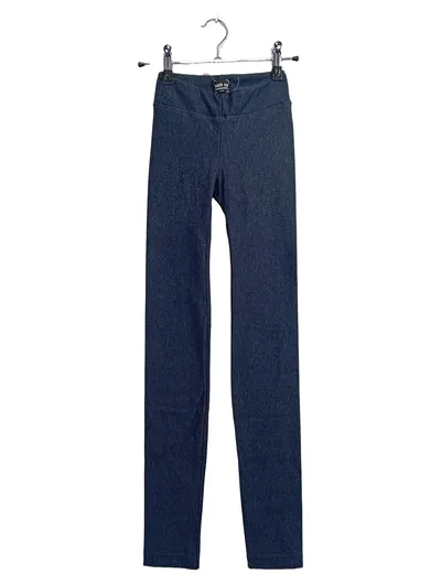 Calzedonia Damen Leggings Push Up Gr. 38 Blau Casual Stretch Hose