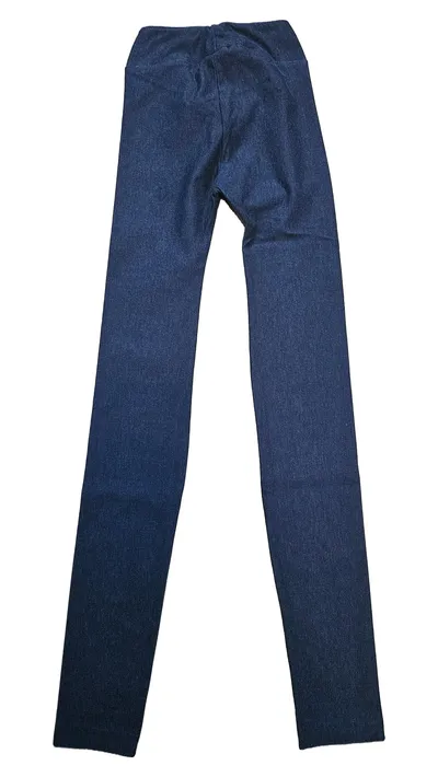 Calzedonia Damen Leggings Push Up Gr. 38 Blau Casual Stretch Hose