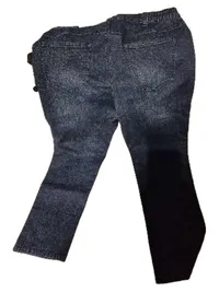 Curvy Me Damen Jeans Regular Fit Gr. 44 Nietenbesatz Blau 3