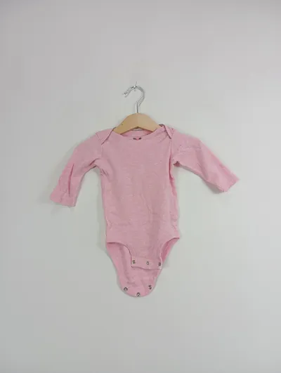 Carter's Baby Mädchen Langarm Body Gr. 62 Rosa Baumwolle