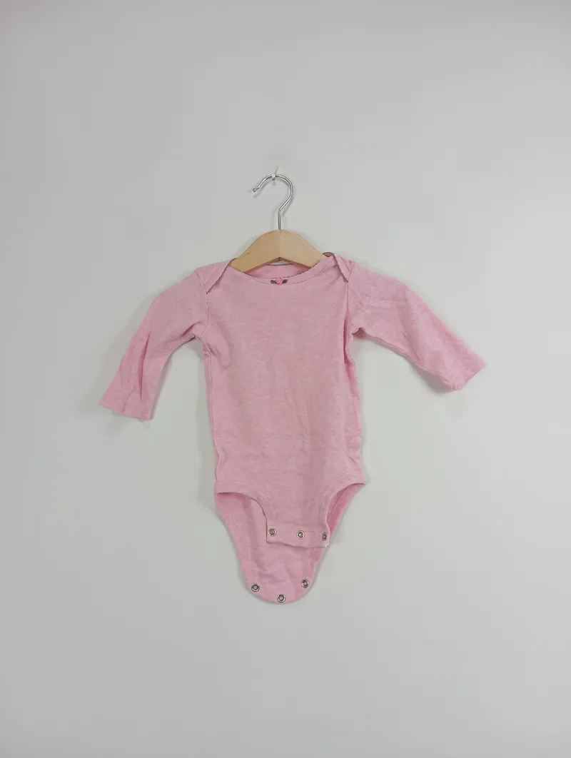 Carter's Baby Mädchen Langarm Body Gr. 62 Rosa Baumwolle 2