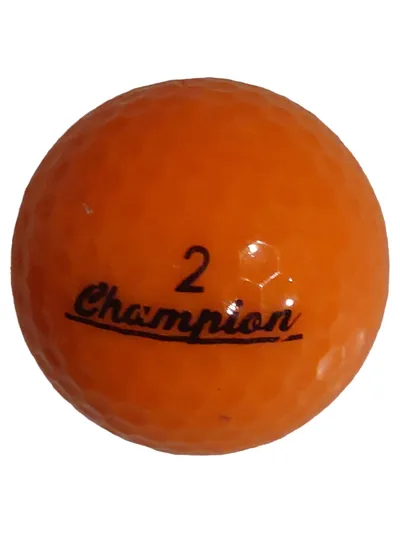 Champion Golfball Nummer 2 Orange Golf Sport Ball