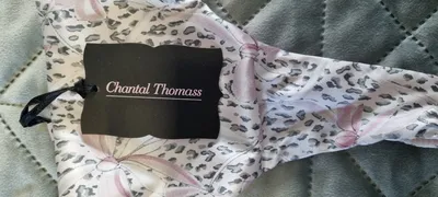 Chantal Thomass Damen Slip Gr. 36/S Leopard Schleifen Weiß Rosa NEU