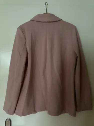 Springfield Damen Blazer Gr. 40 Pink Business Fischgrätenmuster