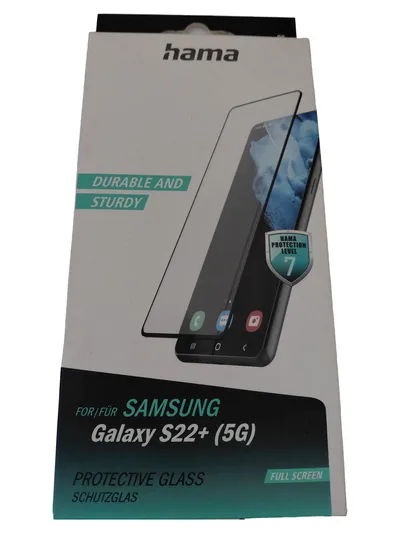 Hama Schutzglas Displayschutz Transparent für Samsung Galaxy S22+ (5G)