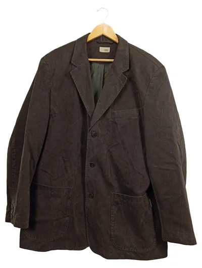 Camel Active Herren Sakko Gr. 56/3XL Braun Baumwolle Casual